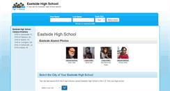 Desktop Screenshot of eastsidehighschoolalumni.com